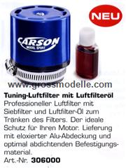 306000 Tuning Luftfilter Set mit �l und Adapter