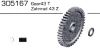305167  Zahnrad 43 Z�hne Gas Devil Carson