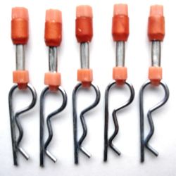kar006 Karosserie Klammer 5 St�ck orange