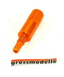 Kolbenstopper f�r Kerzen D�nnes Gewinde ALU Orange