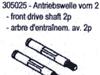305025 Antriebswelle Radachse vorn