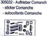 305032 Aufkleber Comanche