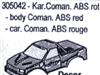 305042 Karosse Comanche rot ABS