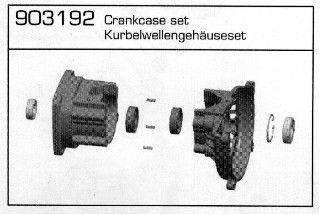 903192 Kurbelwellengehuse Set Gas Blaster