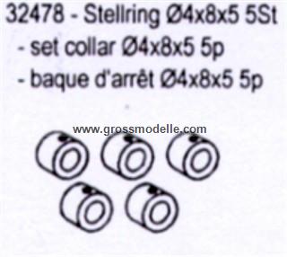 32478 Stellring 5 Stck in Verpackung Dmpferabstandshalter