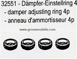 32551 Dmpfereinstellring 4 Stck