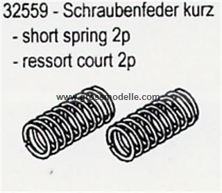 32559 Schraubfedern kurz 2 Stck