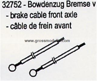 32752 Bowdenzug Bremse vorn c5